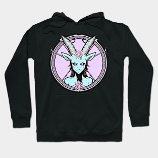 Pastel goth cute baphomet Hoodie